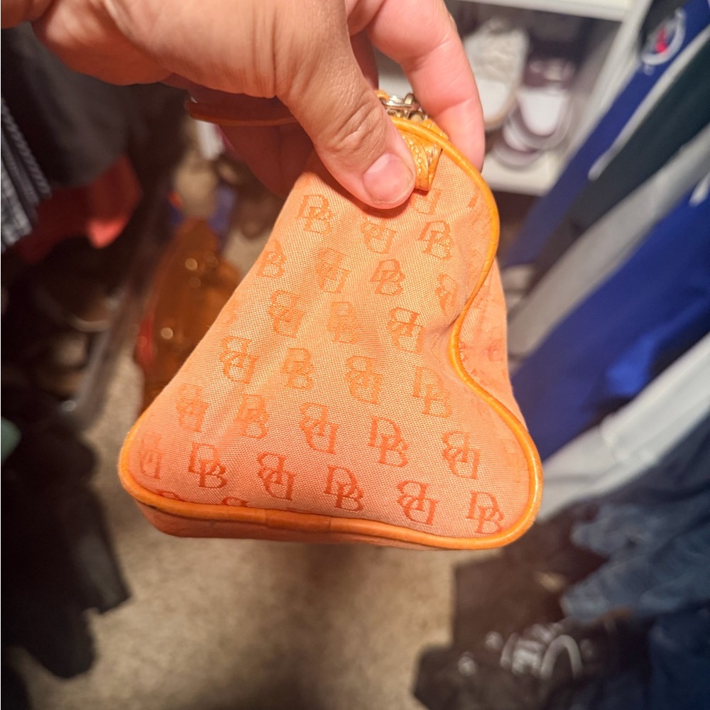 Dooney & Bourke Orange Logo Monogram Shoulder Bag - Picture 3 of 7